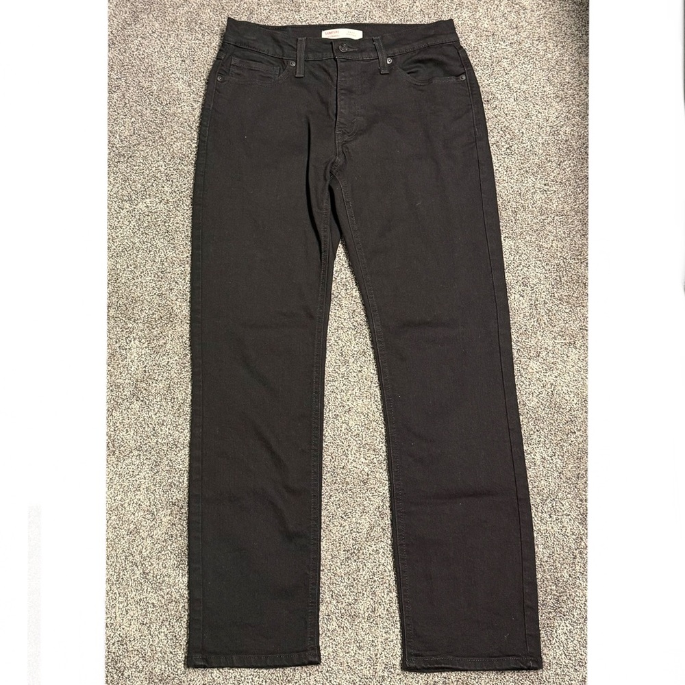 Men’s Black Signature Levi Strauss Jeans, 29”W